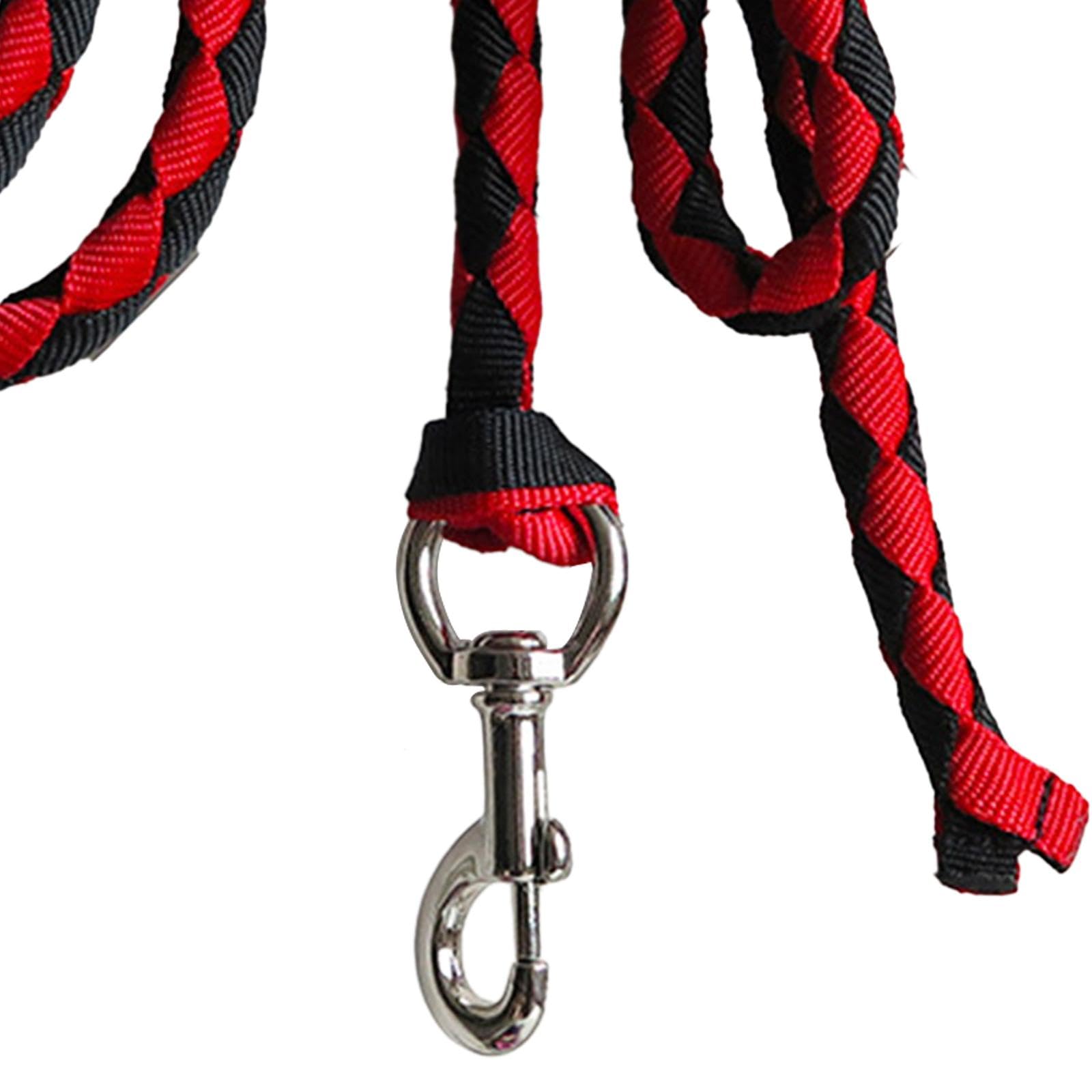 Correa de Caballo, Correa de Caballo Trenzada, para Sujetar Al Cabestro O Al Arnés, Cordón de Correa de Caballo con Clip de Presión, Cuerda de Correa