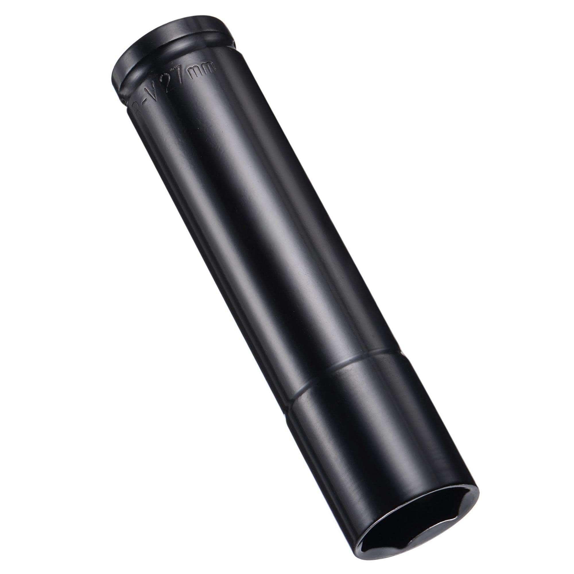 MACHSWON 2Pcs 1/2 Inch Drive - 27mm Deep Impact Socket with 6 Point Design, Heat-Treated Cr-V Steel 150mm Length, Metric Sizes