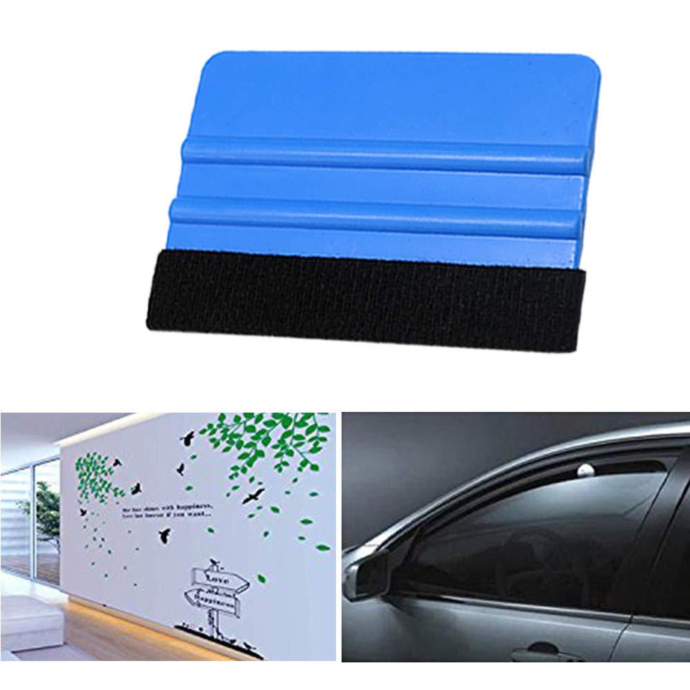 4" Felt Edge White Squeegee Scraper Vinyl Wrap Decal Sticker - Foto 5