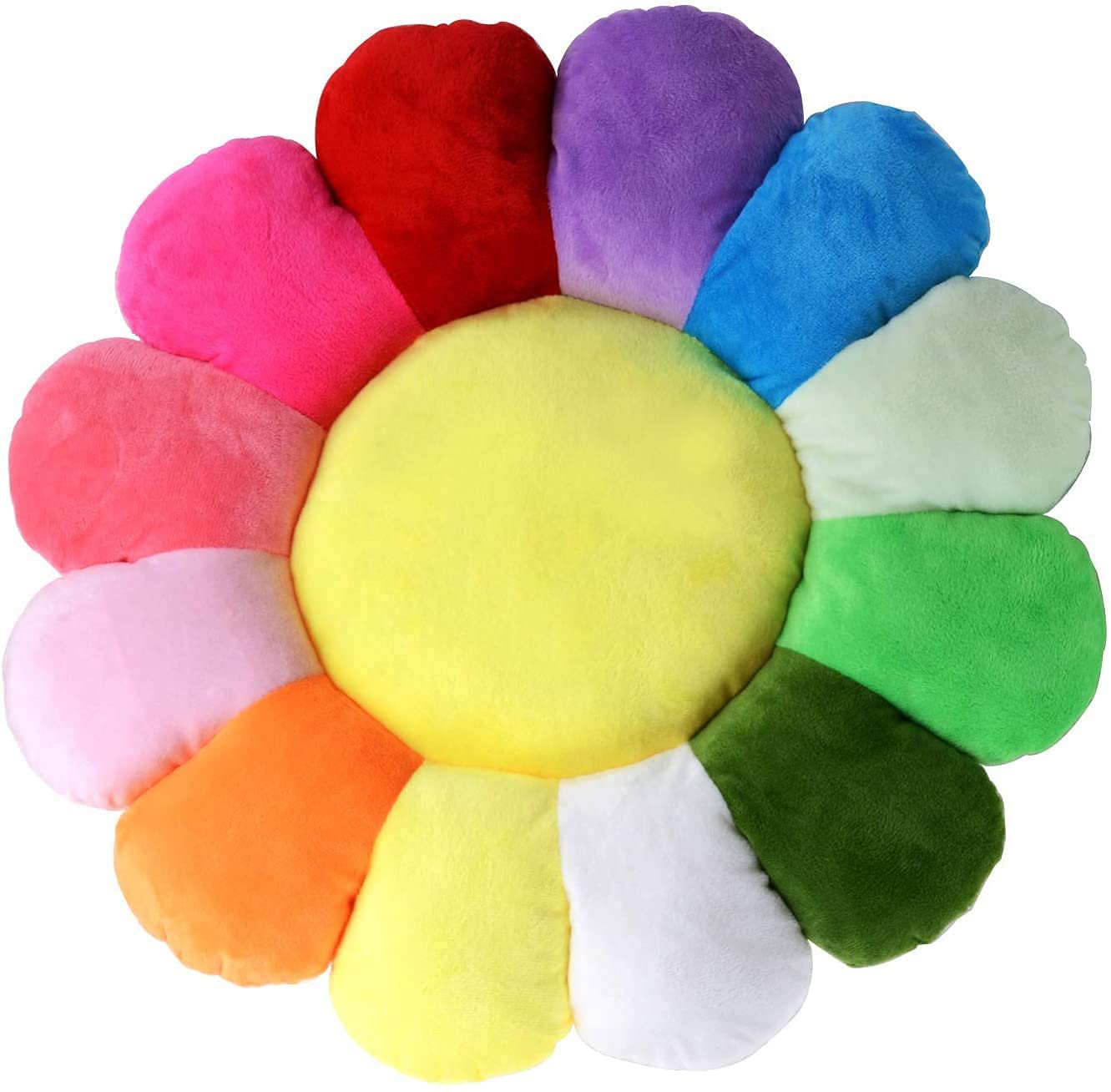18" Flower Shaped Seating Cushion Sofa Chairs Floor Pillow for Kids Girls Reading Nook Watching TV Bed Room Decoration