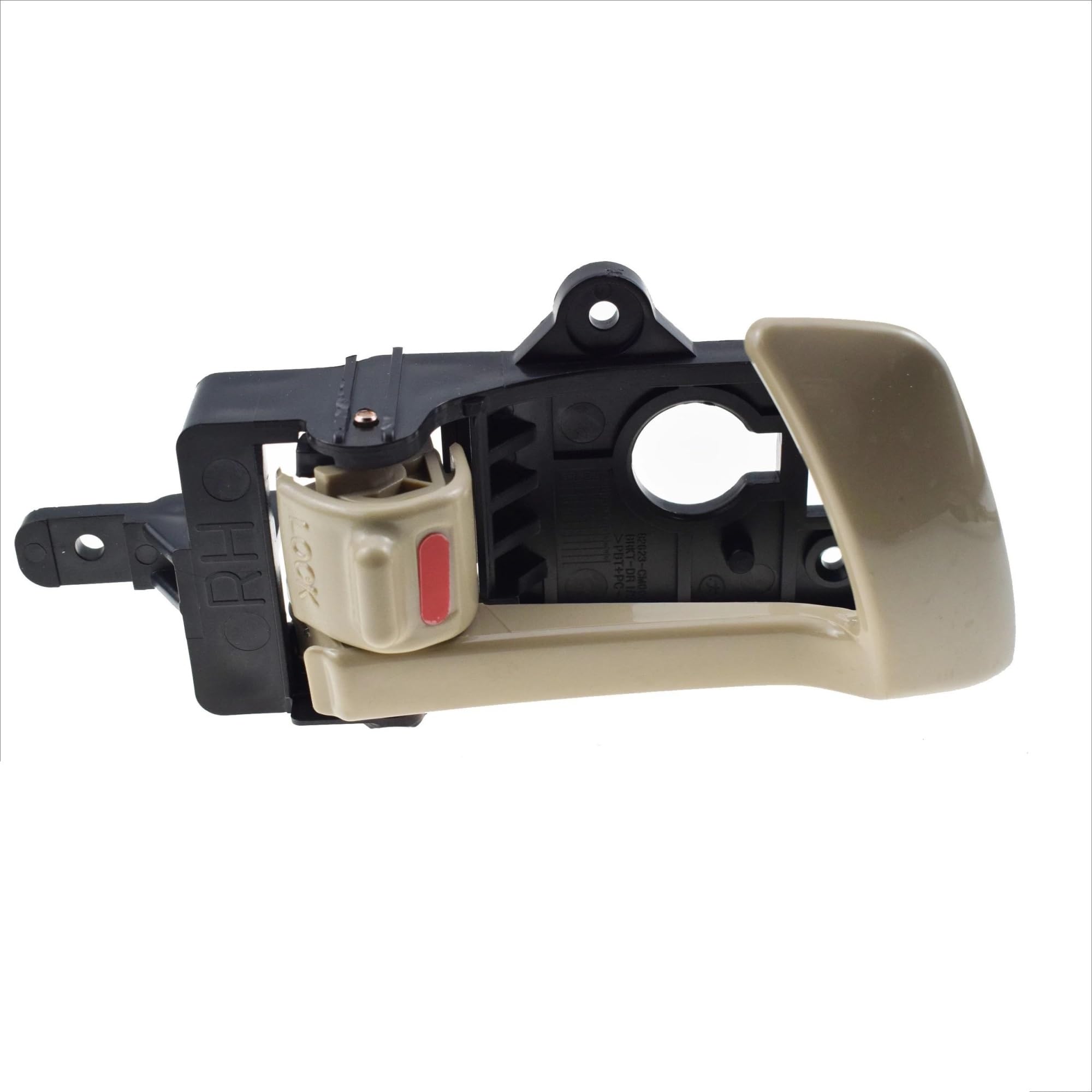 YUEYZHK 1/2 4 Pcs Inside Door Handle for Hyundai for Santa Fe .4L 3.5L 2007-2012 Front Rear Left Right(Riaht NO Frame2)