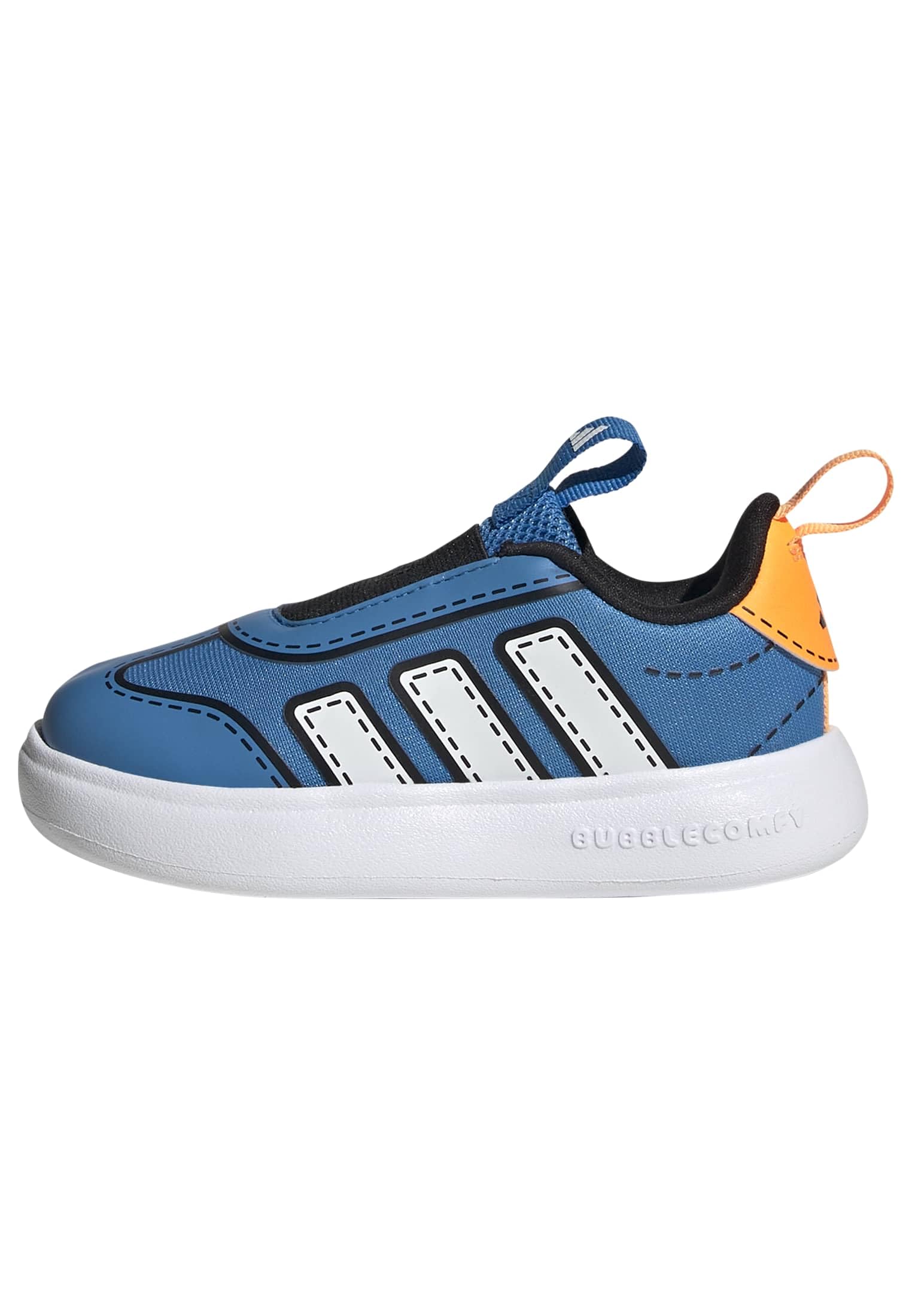 adidas Unisex Baby BUBBLECOMFY Shoes Infants, Lucid Ray Blue/FTWR White/Lucid Tangerine, 6.5 UK Child