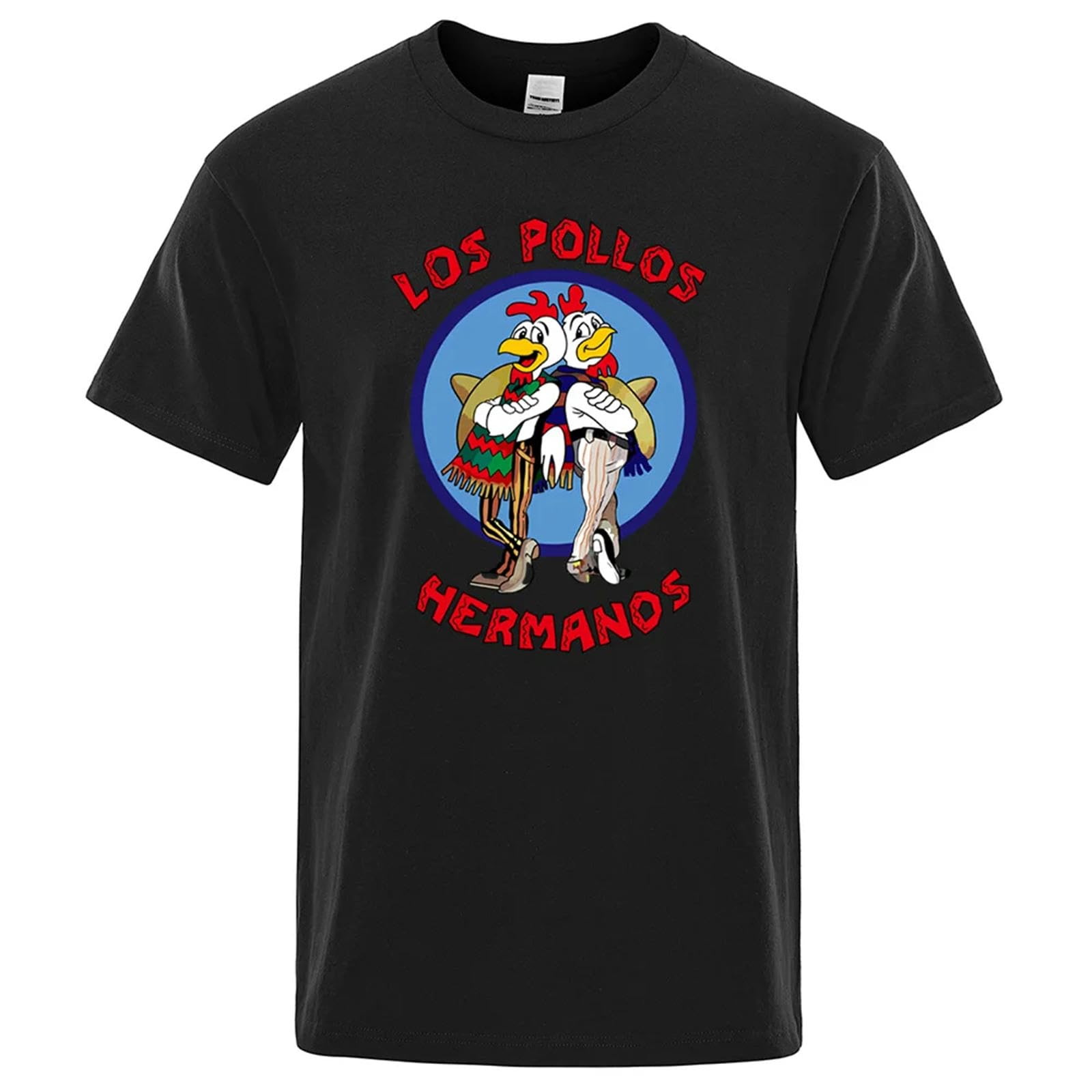 Camisetas Manga Corta Hombre Camiseta Divertida Fashion De Transpirable Suelta-Rojo-Metro