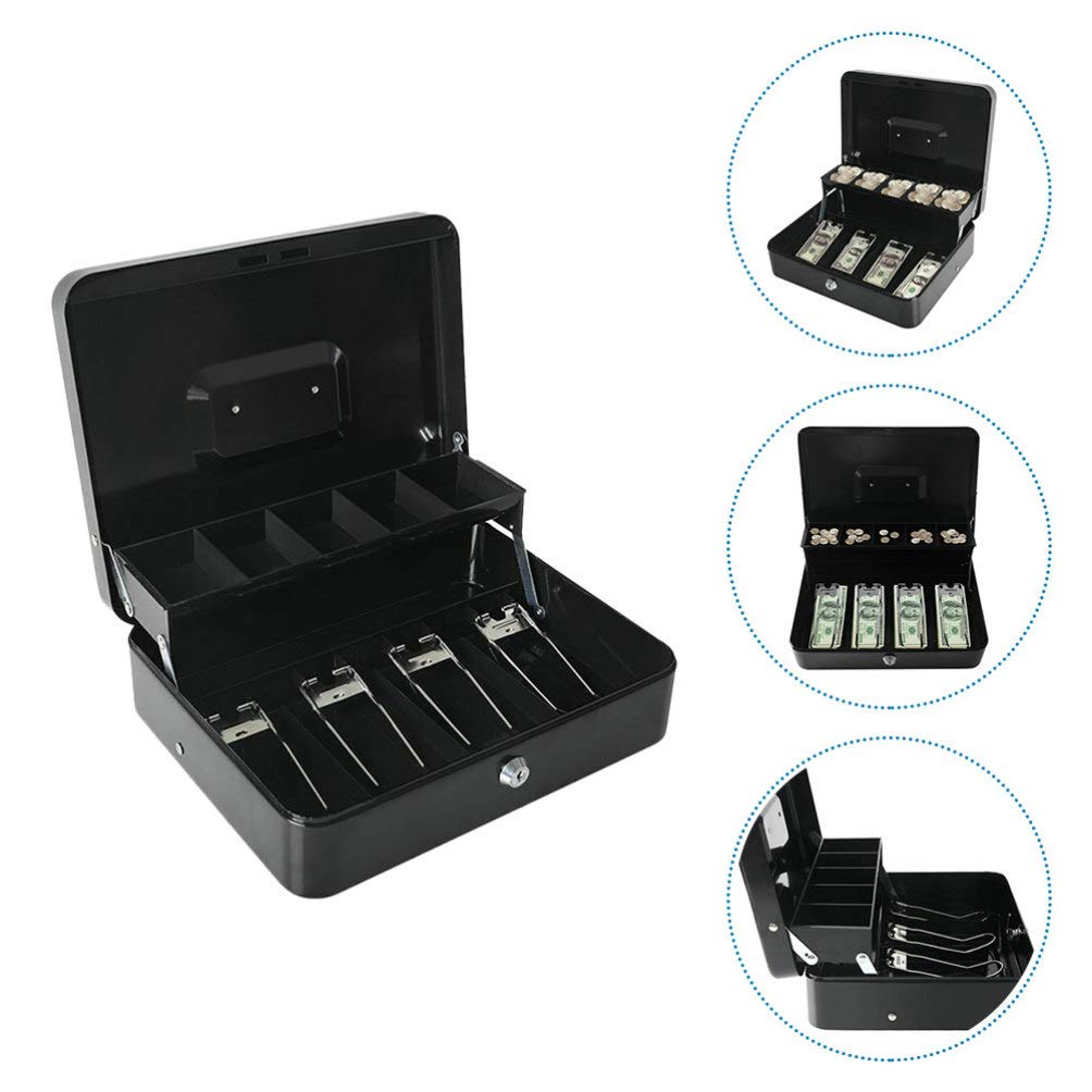 Amazon.com: NUOBESTY 1pc Cash Register Cash Container Slots