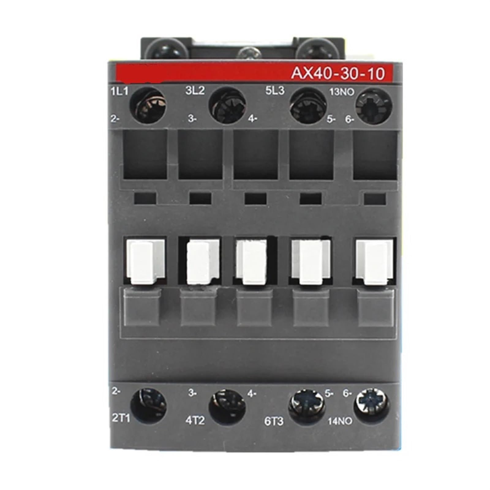 JJHQOKYNA 1Pcs 40A 3P AC Contactor AX40-30-10 AX40-30-01 Coil Voltage AC220V AC110V AC24V AC380V(AX40-30-10 AC110V)