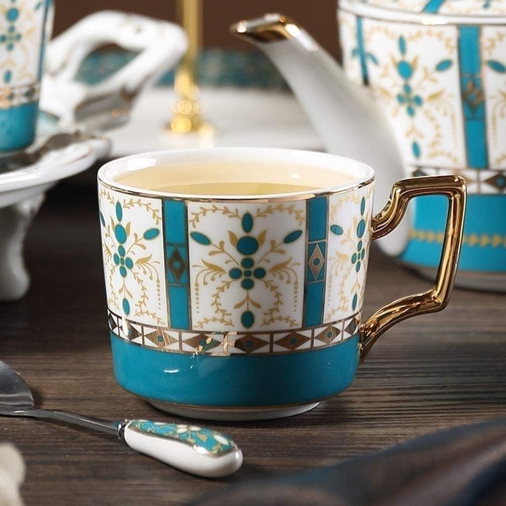 Tea Cups Set, Coffee Cups Set, Coffee Mugs Set, Ceramic Coffee Mugs, Porcelain Cup for Coffee, Latte, Cappuccino, Milk, Water