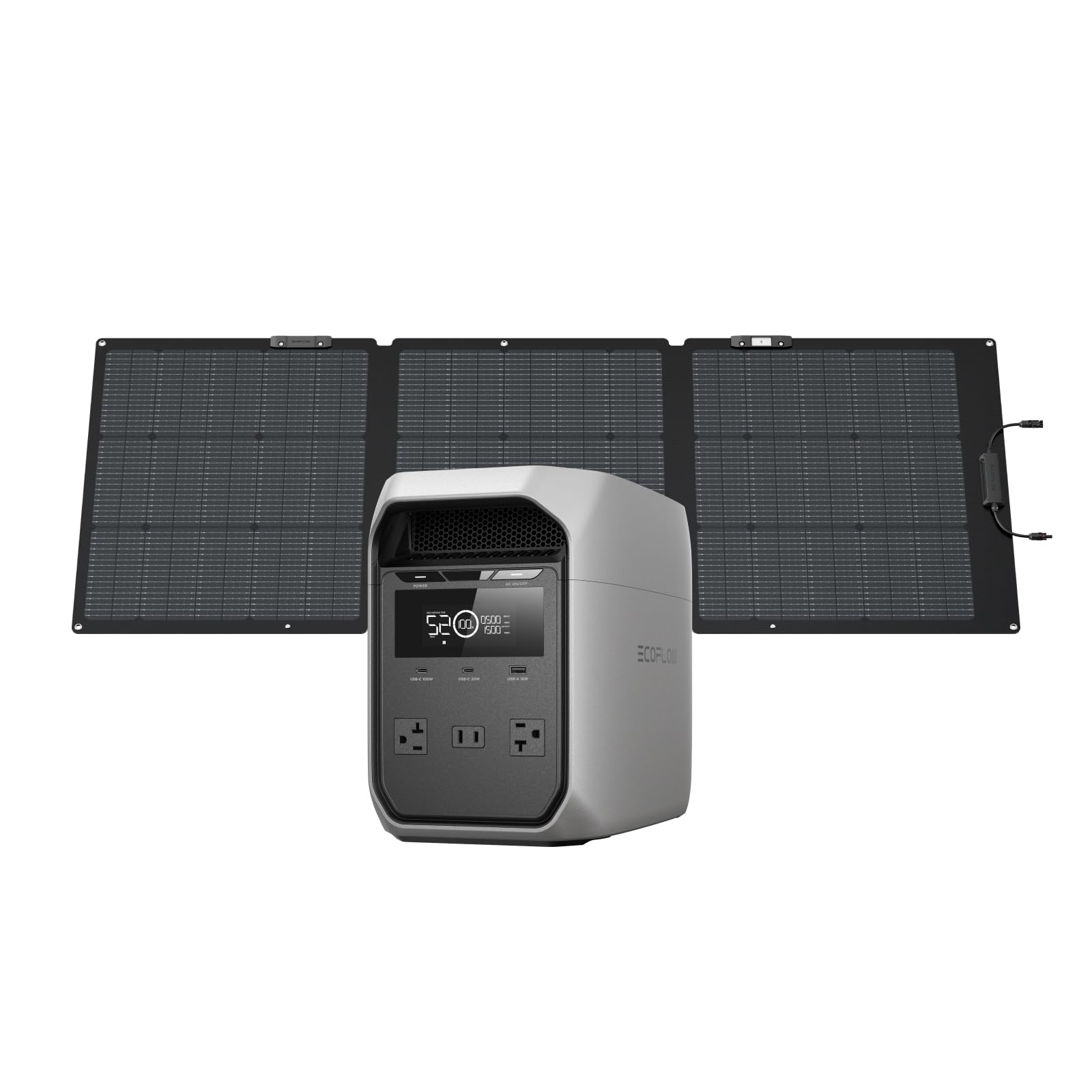 Amazon.co.jp: EcoFlow DELTA 3 Classic ポータブル電源 ソーラー 
