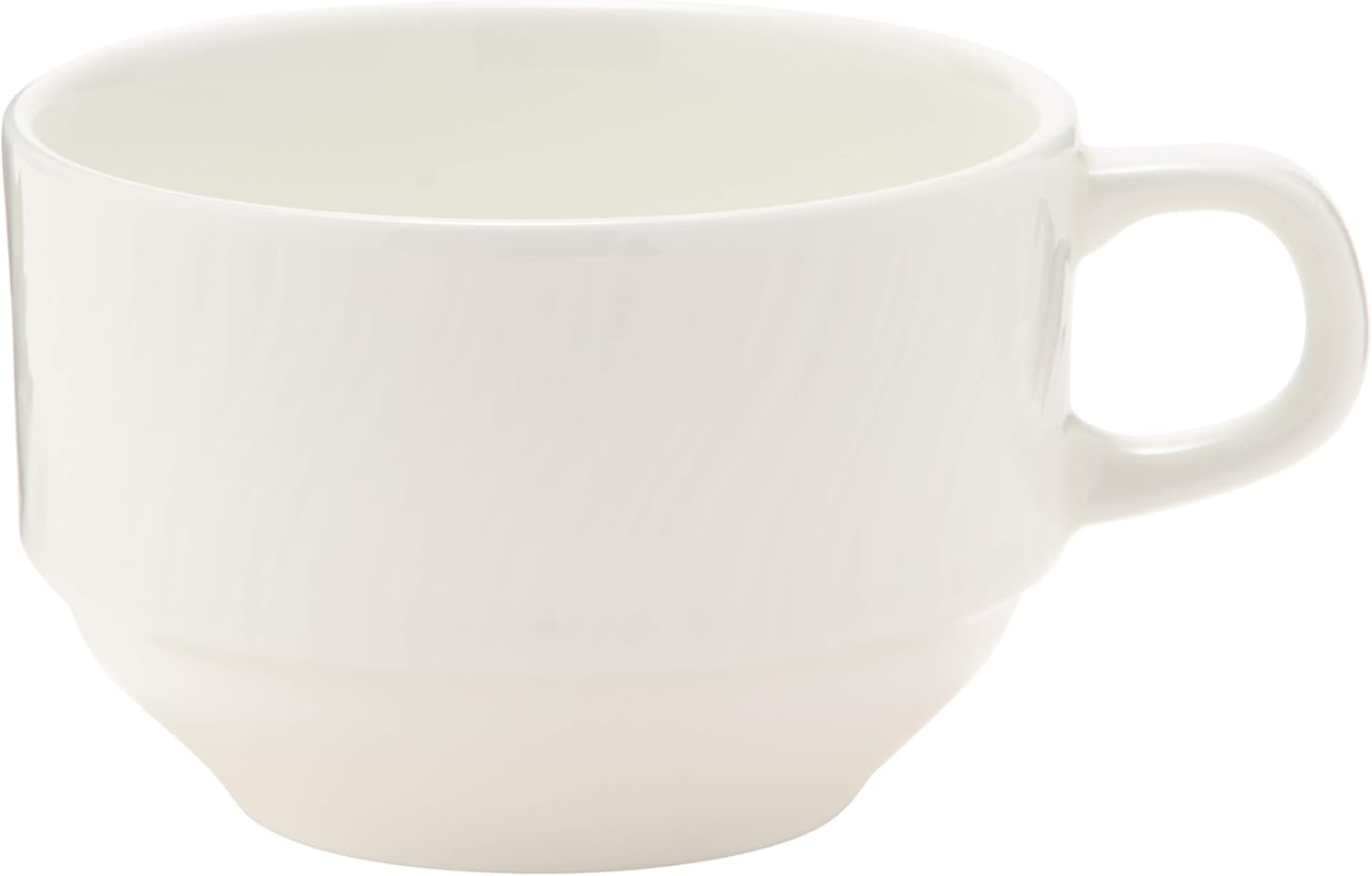 Narumi 50763-2710 Cup Saucer, Aria, White, 9.1 fl oz (270 cc), Coffee, Microwave Heating Safe