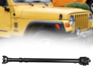 Front Drive Shaft Prop Shaft Driveshaft Assembly For 1997 1998 1999 2000 2001 2002 Wrangler TJ, 4WD Automatic Transmission, 6 Cylinder 4.0L, Replace# 52098378AC