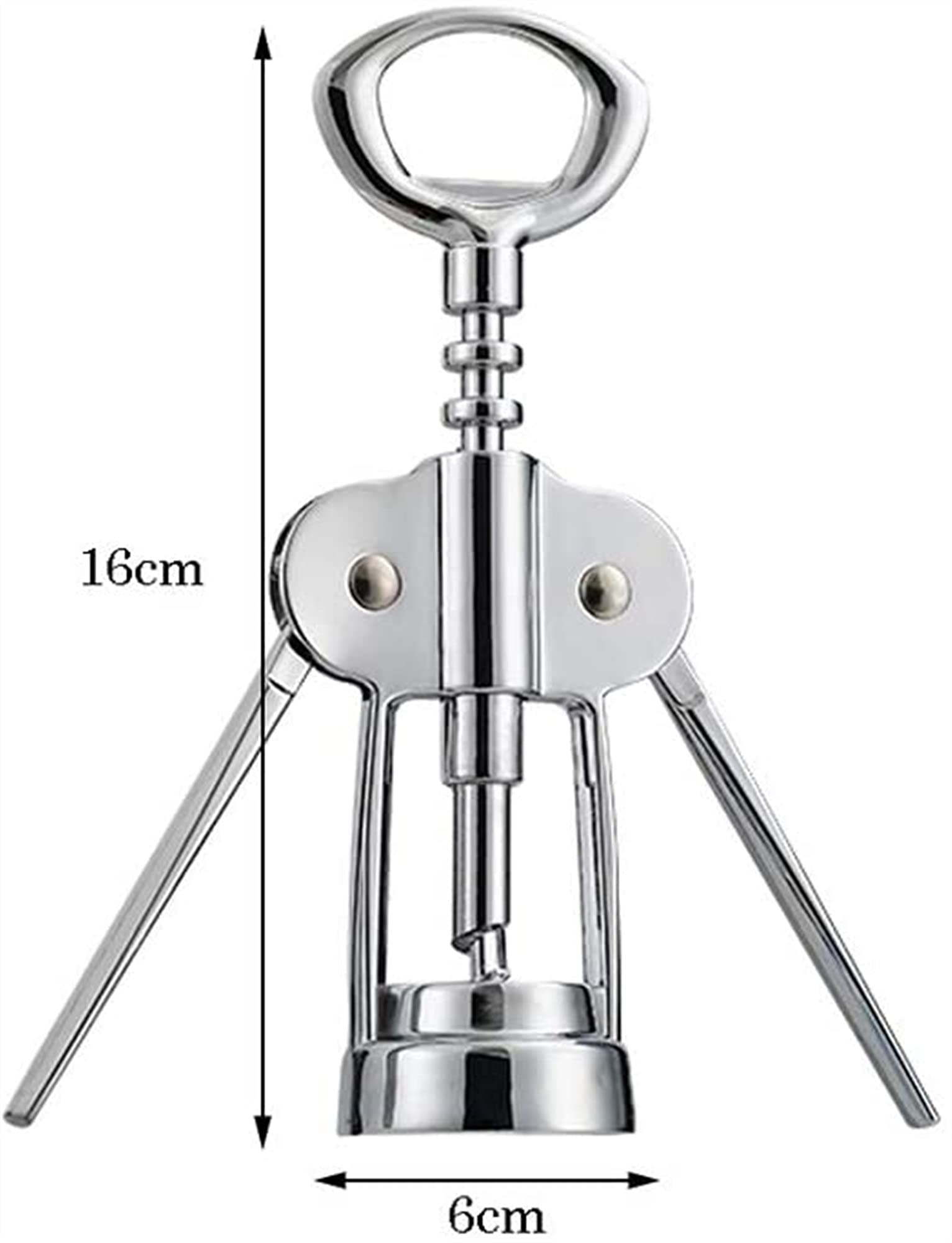 Abrebotellas - Abridores de Vino metálicos Resistentes - Sacacorchos multipropósito for Botellas de Vino y Cerveza - Ergonómico y fácil de Usar - Ideal for Uso doméstico, Bar, Restaurante