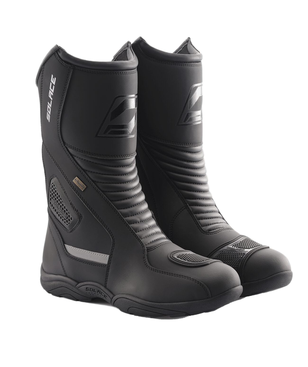 SOLACE XT Evo Pro CE Touring Boots, Size 9 | Protective, Motorcycle Riding Boots, CE Certified-image-9