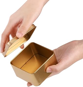 Peohud 20 Pack Tin Boxes with Lids, Empty Metal Tins, Portable Storage Metal Tin Container Organizer for Cookie, Candy, Treats, Gifts, Favors and Crafts