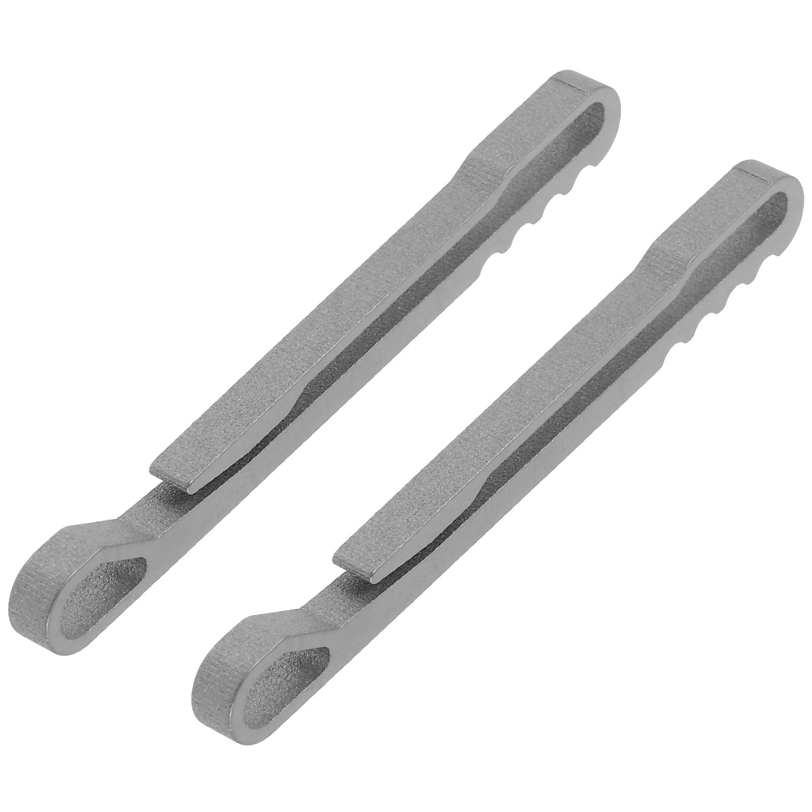 BESPORTBLE 2Pcs Titanium Alloy Carabiner Spring Snap Clips Keychain Keyring Bottle Opener