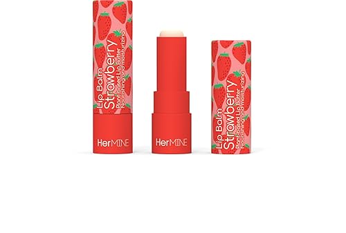 Miniatura 3 de HerMINE Bálsamo labial a base de plantas, paquete de 3 unidades nutritiva hidratante LipButter LipButter de larga duración deliciosos sabores