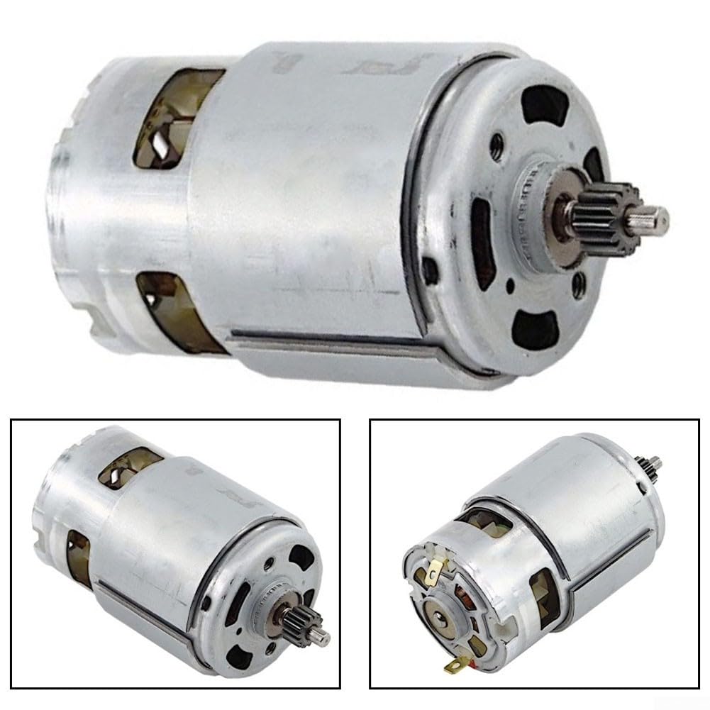 DC Motor 629937-8 für DDF453 DHP453 DF457D, 18V Metall Ersatzteil für HP475D BHP453 Bohrer, Silber-Finish