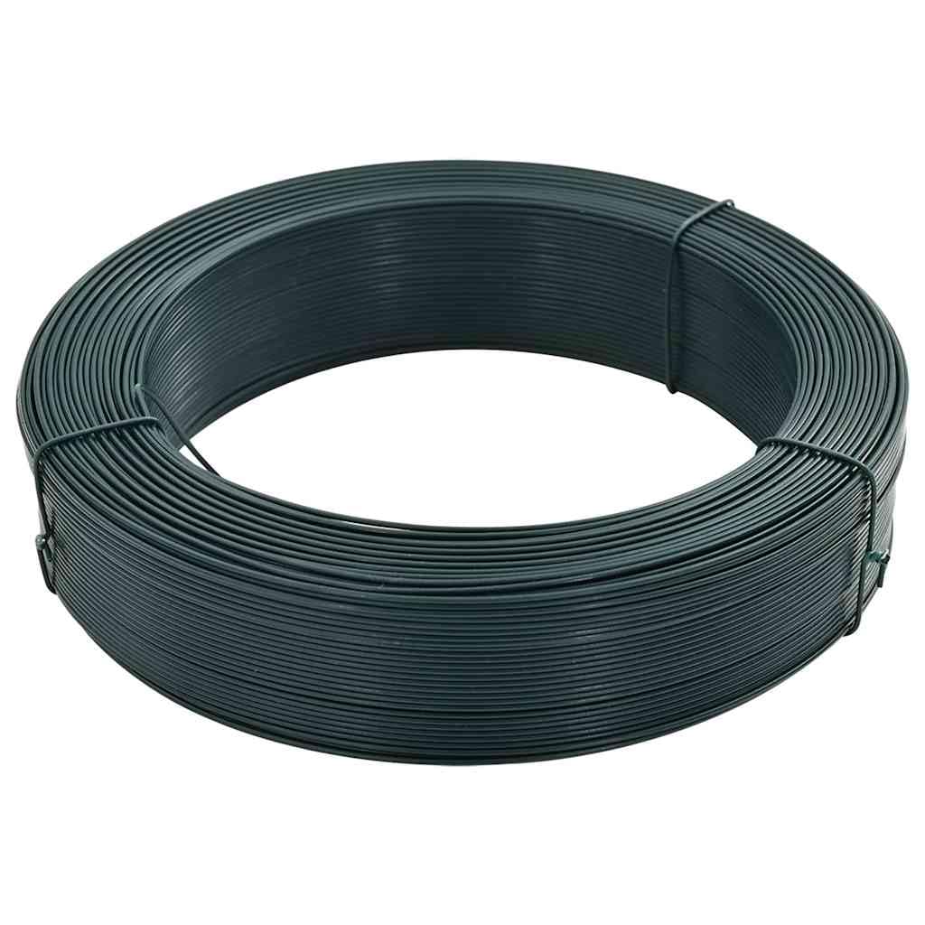 Generisch Zaun-Bindedraht 250 m 2,3/3,8 mm Stahl Schwarzgrün,Heimwerkerbedarf,Hauseinzäunung,Zubehör für Zäune & Gartentore-144480