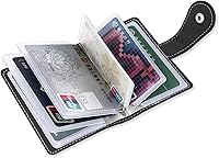 Vista 2 de 2 tarjeteros para tarjetas de crédito y tarjetero de visita, tarjetero Sd cada uno tiene 26 organizadores de tarjetas, nuevo libro para tarjetas