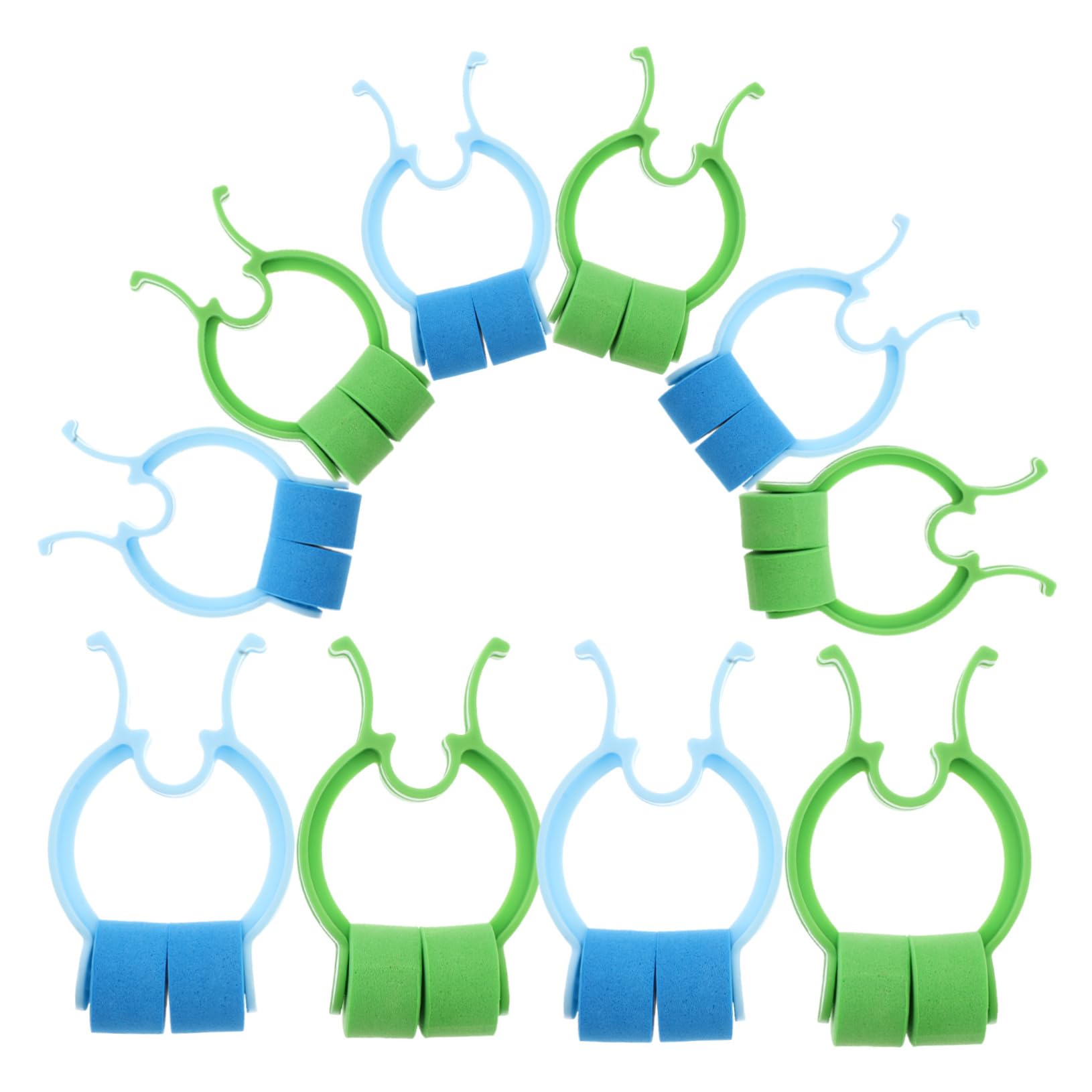 BRIGHTFUFU Breathing Training Nose Clip Foam Nasal Stopper for Accidental Nosebleed Kit