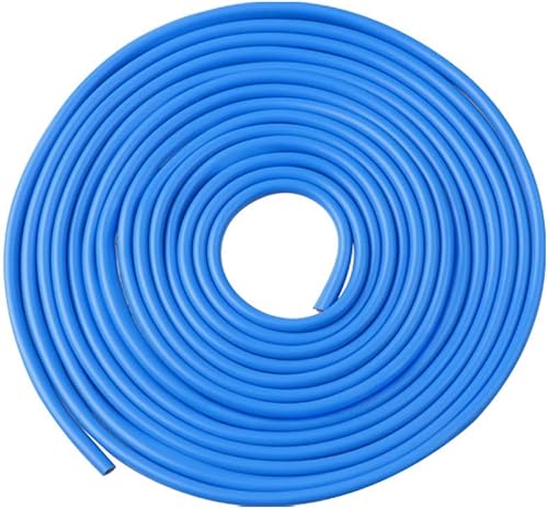 Etopar Protector de borde de puerta de coche, transparente, 16 pies, 16.4 ft, forma de U, moldura de borde de goma anti arañazos, protector de tira