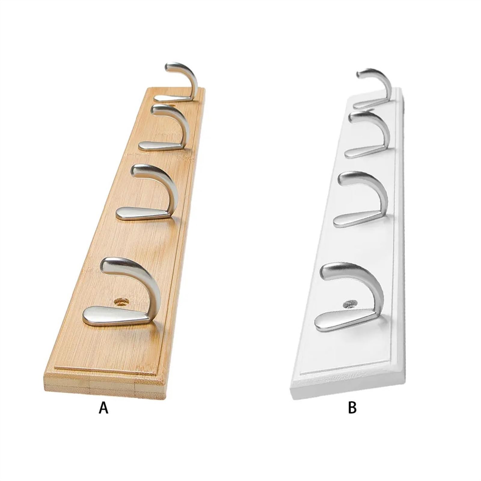 CFWSHJ Ganci Appendiabiti Appendiabiti da Parete, Appendiabiti da Ingresso, Appendiabiti in Legno e Metallo, Appendiabiti Decorativo in Legno per Appendiabiti, Sciarpa, Borsa, Asciugamano, Gancio da