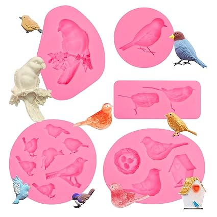 Birds Mold Silicone Z226