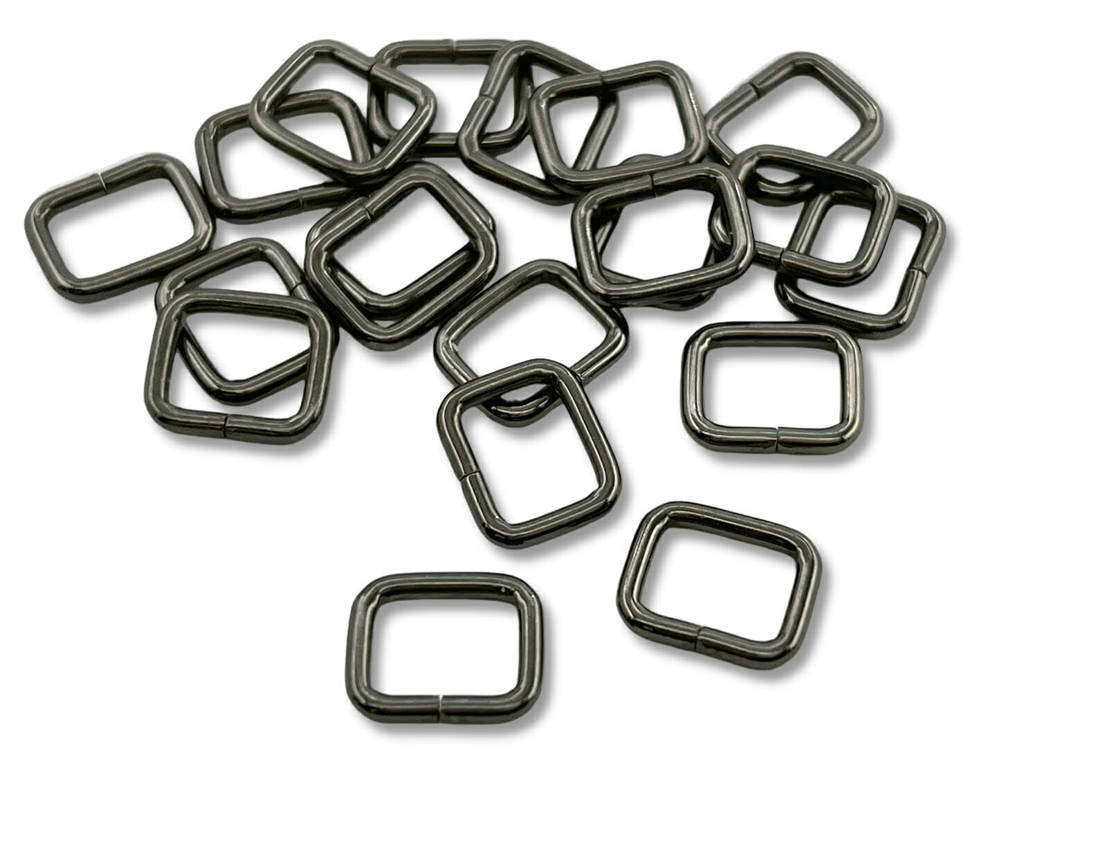 Amazon.co.jp: 「角1007」 40個入 カクカン 内径10mm バッグ 金具 四角