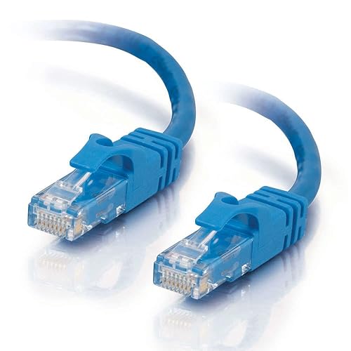 Miniatura 117 de C2G Cable de conexión cruzada Cat6, cable de remiendo Cat6 sin blindaje y sin engancho, cable Ethernet cruzado rojo, cable Ethernet UTP sin engancho