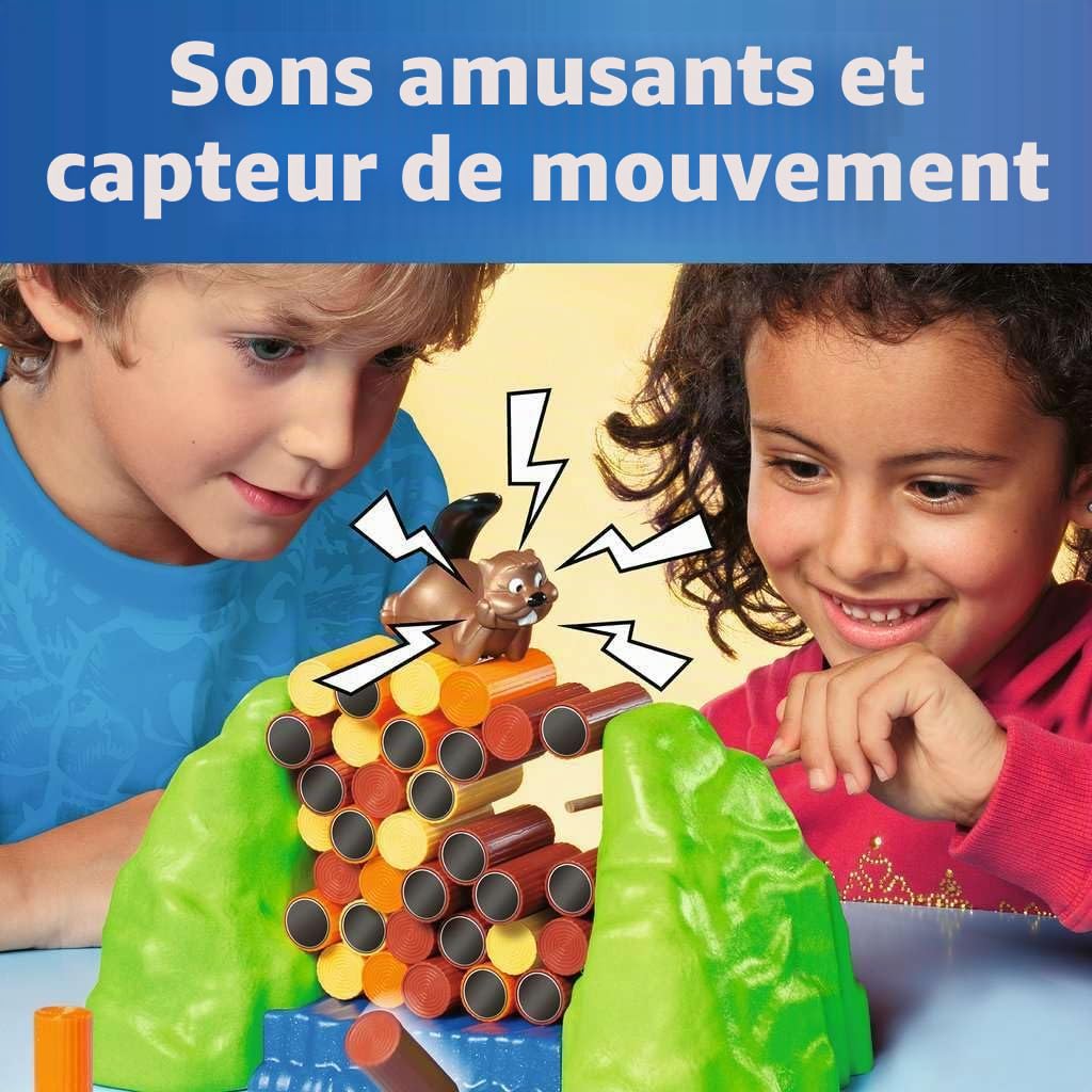 Ravensburger 22246 - Billy Biber - Jeu d'adresse pour des Mains Stables - Jeu pour Enfants à partir de 4 Ans, Jeu Familial pour 1 à 4 Joueurs - Magic Magic Foil