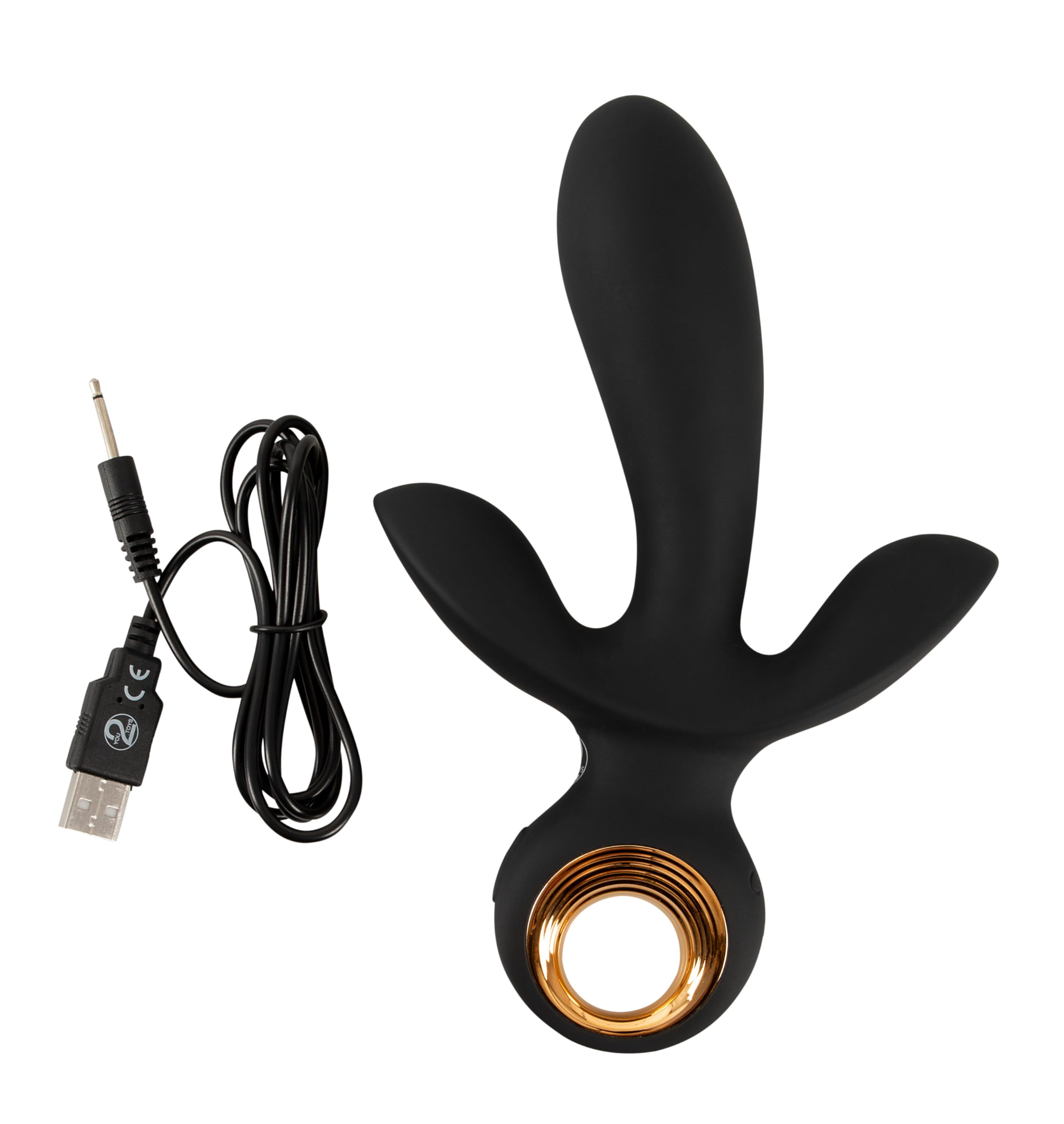 You2Toys ETERNAL inflatable tripple Vibrator - starker Pump-Vibrator, für ein tiefgehendes Vergnügen, 10 intensive Vibrationsmodi, in Schwarz