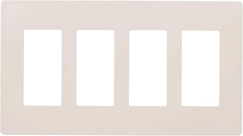 Miniatura 13 de Faith Placas eléctricas de pared decoradoras de 4 bandas sin tornillos, cubiertas de salida seguras para niños, 4.68 pulgadas de alto x 8.4 pulgadas