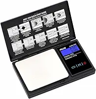 AMERICAN WEIGH SCALES Balança Digital De Bolso Série 200G X 0,01G | Balança Digital De Precisão Com Visor Lcd, Para Joias, Moedas, Alimentos, Laboratório, Medicamentos E Cozinha - Preta