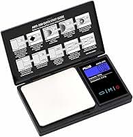 AMERICAN WEIGH SCALES Balança Digital De Bolso Série 200G X 0,01G | Balança Digital De Precisão Com Visor Lcd, Para Joias, Moedas, Alimentos, Laboratório, Medicamentos E Cozinha - Preta