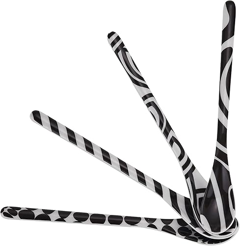 Miniatura 2 de French Bull Surtido de melamina, cucharada, cuchara, juego de 4 para café, leche en polvo, semillas, especias, helado, yogur, agitar, mezclar,