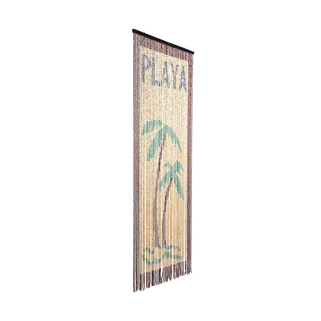 Catral 71060012 - Cortina de Madera Beach, 200 x 90 cm, Color Azul y Verde