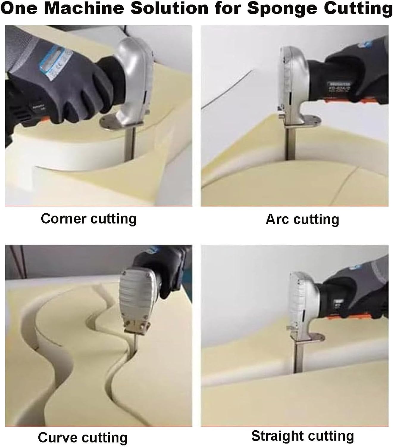 Heavy-Duty Foam Rubber Cutter Kit - 12in Cutting Tool for Fast, Precise Cuts on Foam Rubber & Flexible Plastic Foam, Ideal for Crafts, Upholstery & DIY Projects