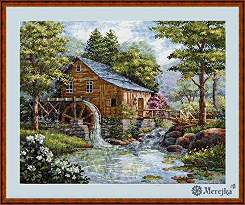 Merejka Cross Stitch Set, Multicoloured, 31x40 cm