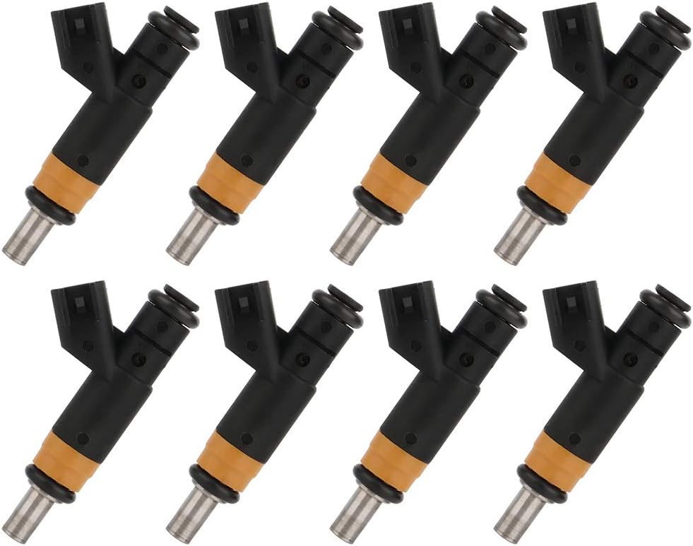 Fuel Injector Parts,ROADFAR 4 Holes Fuel Injector Kits Fit for 5.7L 2011-2013 300, 5.7L 2011-13 Dodge Challenger/Charger, 2011-2013 Jeep Grand Cherokee/Ram 1500 5.7L 05037479AA,Pack of 8