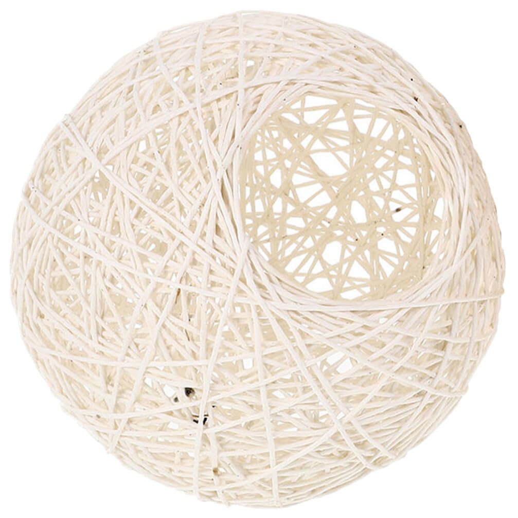ibasenice Wicker Lampshades for Table Lamps Rustic Style Decorative Lampshade Cover