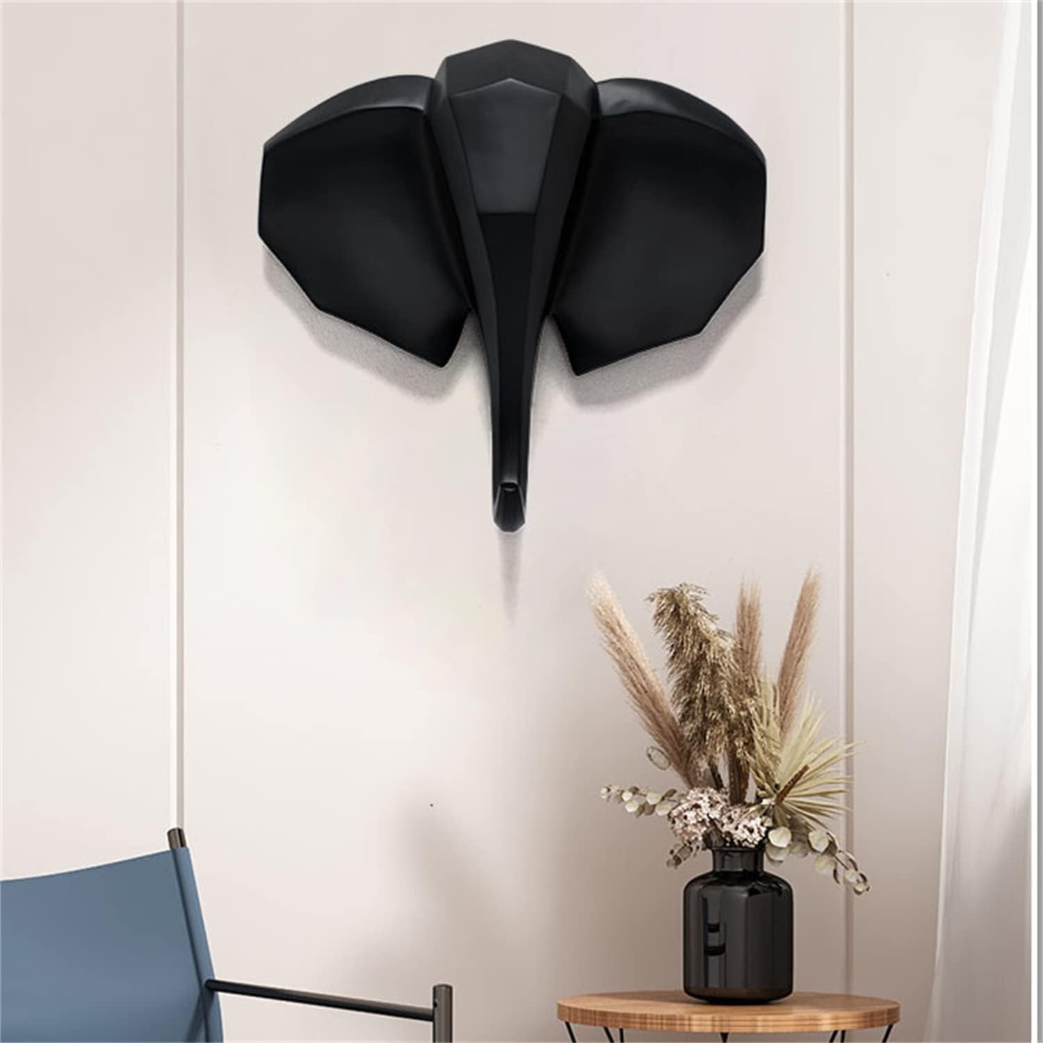 HJDSUDU Elephant Head Mask Decor, Elephant Head Wall Decor