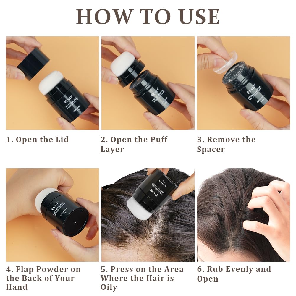 Instant Texturizing & Volumising Powder & Matte Finish for Hair - All Hair Types - 8.5g, 8.5g-With Powder Puff, 8.5 g (Pack of 1) - Image 4