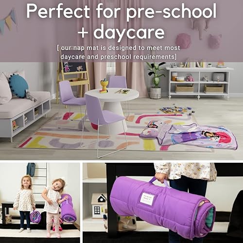 Miniatura 2 de DreamWorks Gabby's Dollhouse - Tapete suave para siesta de 24 pulgadas de ancho x 45 pulgadas de largo, con almohada y manta, perfecto para