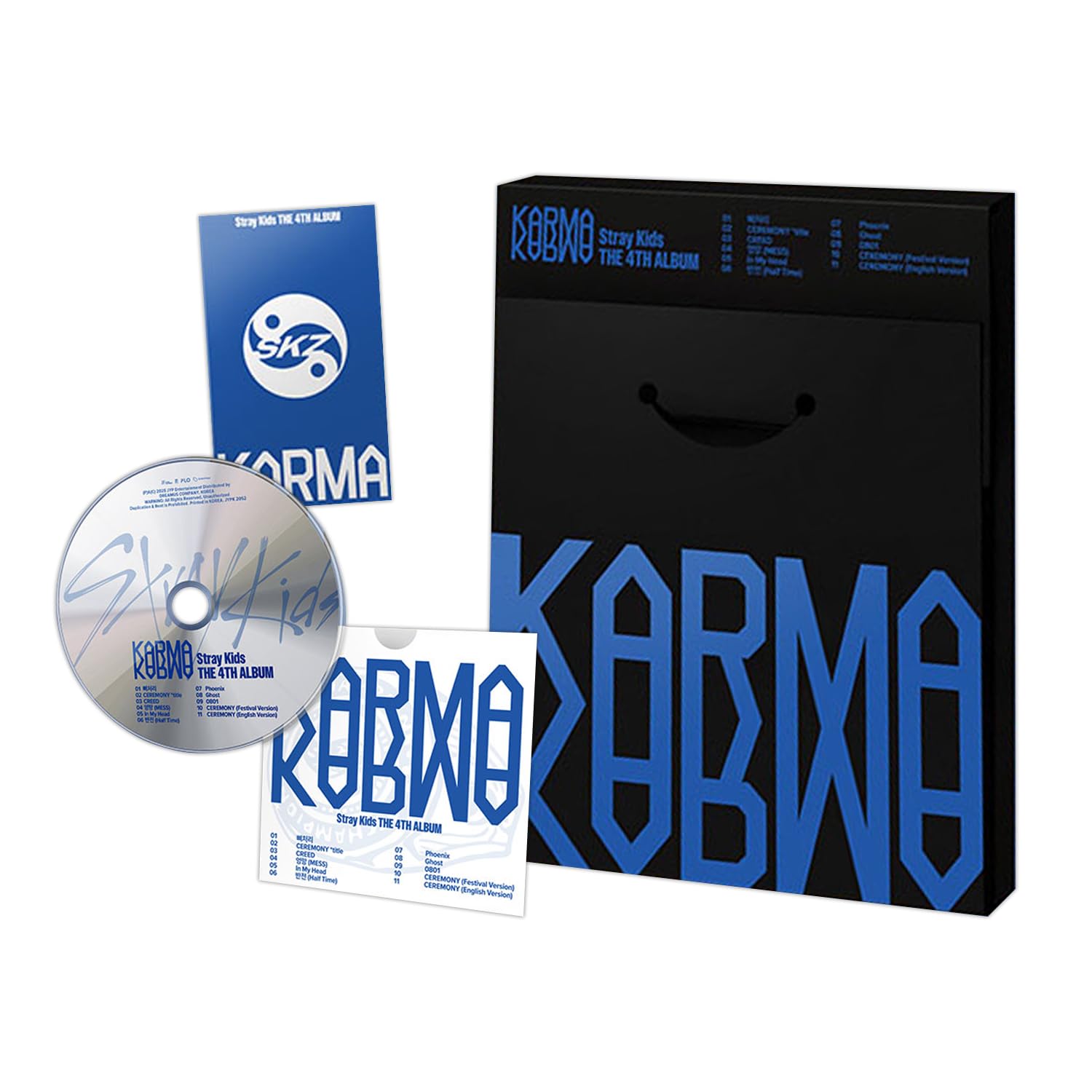Stray-Kids - The 4th Album [KARMA] (COMPACT Ver.) Trading Card Set