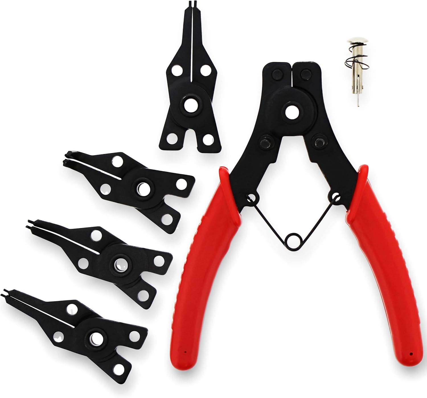 REWOP Multi-function Plier Tools Made of Stainless Steel with 11 Screwdriver bits with Safety Hook, Bottle Opener, Multifunction Pliers for Outdoor Backpacking & Gifting. (4 Pack Plier)-image-22