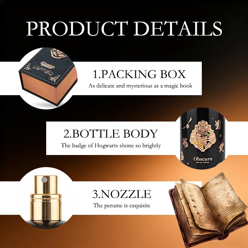 Amazon.com : MINISO Harry Potter Obscuro Perfume – Oriental Woody