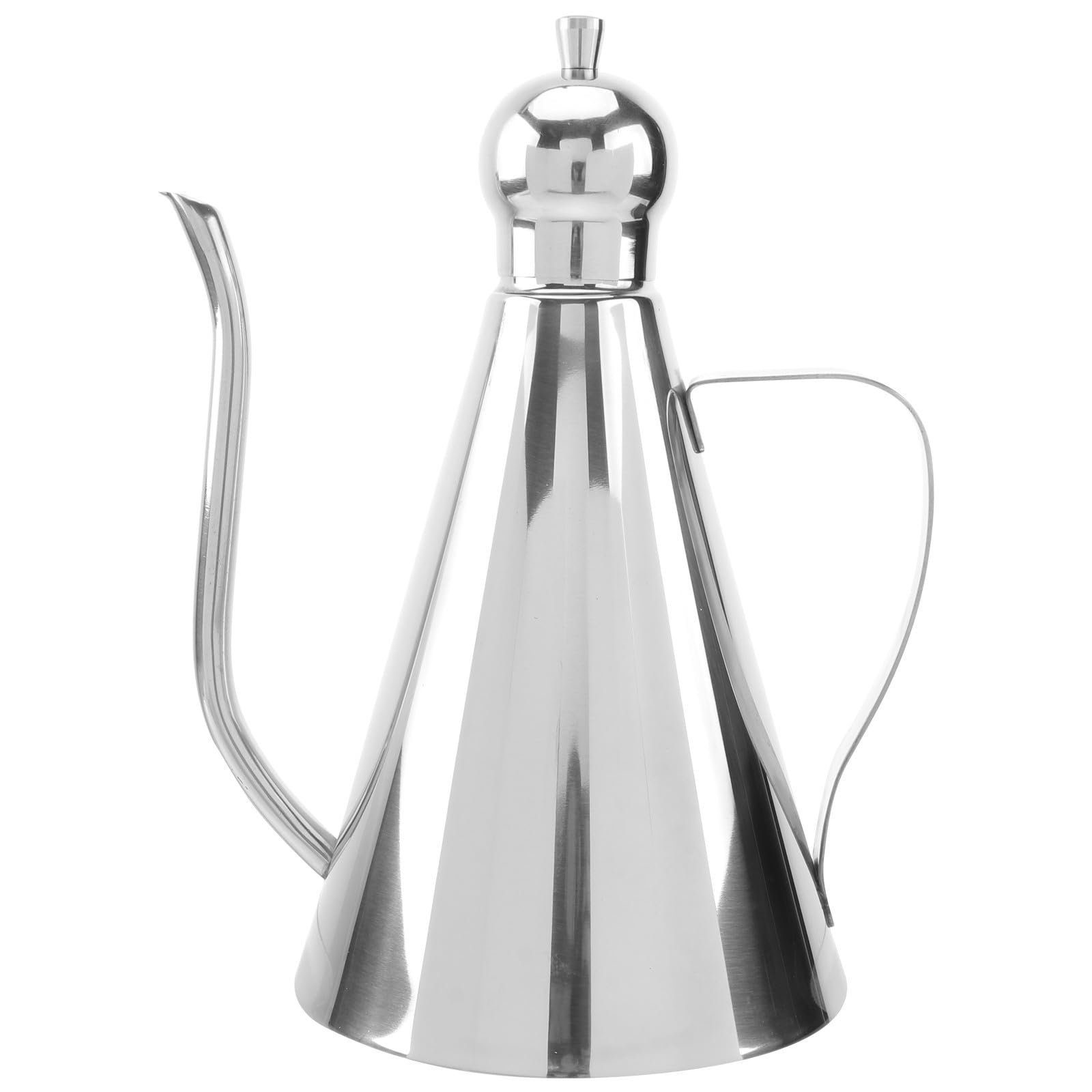 Botella Dispensadora de Aceite Boquilla Larga de Acero Inoxidable 1l Antigoteo Control Fácil de Aceite para Cocina y Restaurante