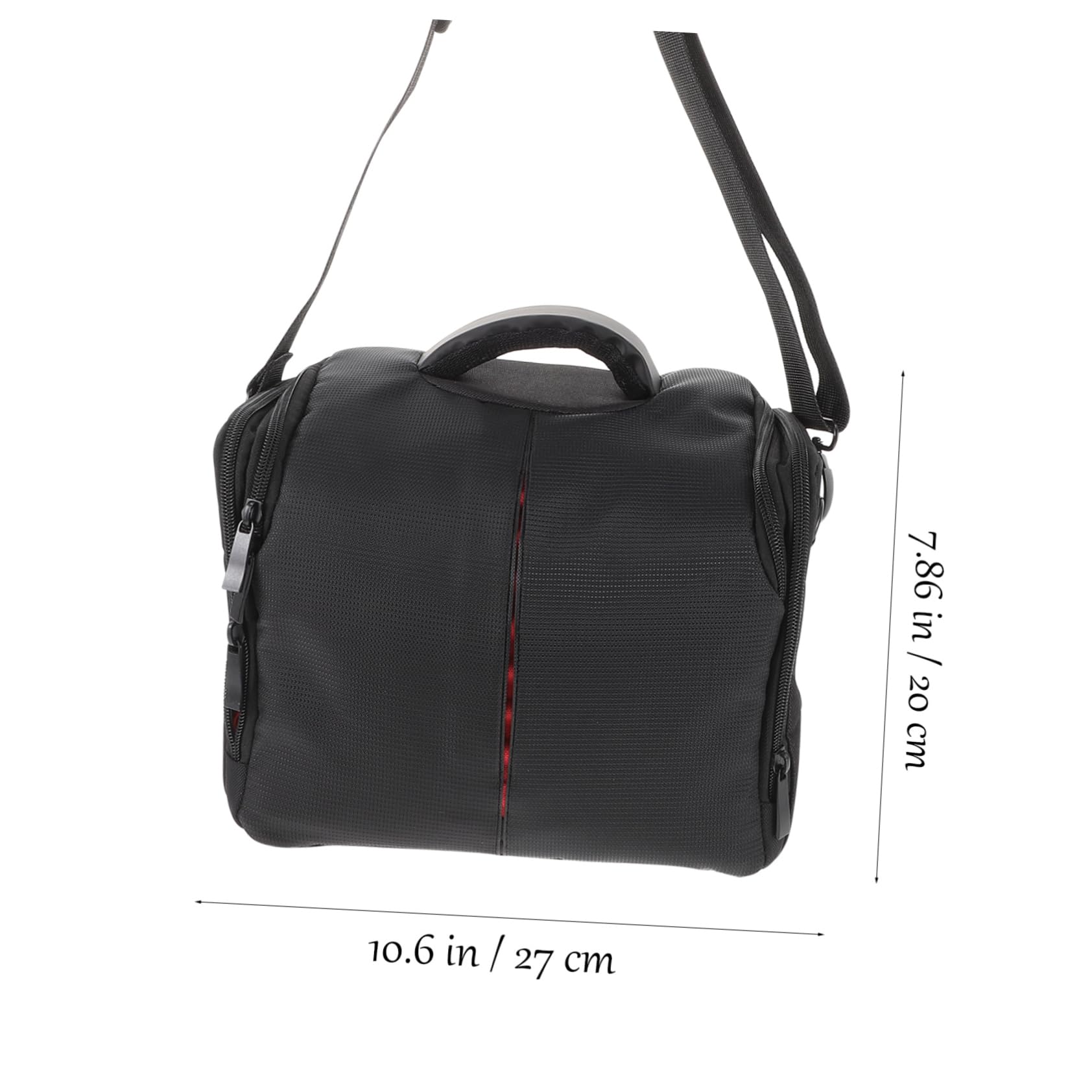Veemoon Borsa Fotografica per Reflex Nera, Imbottita e Antiurto, Tracolla Regolabile, Copertura Antipioggia per Accessori e Uso Quotidiano