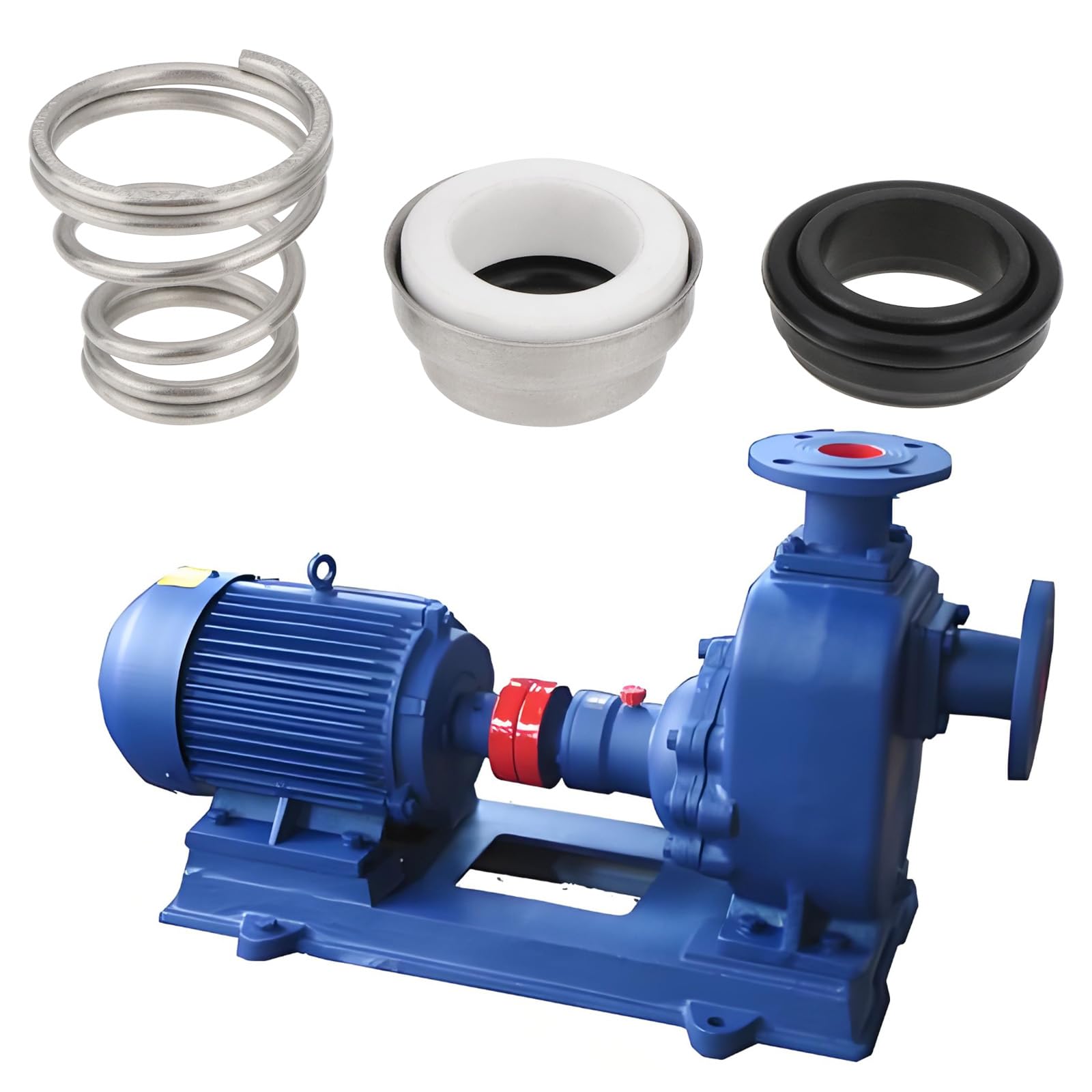 OTOTEC Lot de 2 Joints d'arbre Mécaniques de Pompe à Eau de 14 Mm avec Ressort à Bobine Unique pour La Pompe de Circulation 155 pour Arbres de 14Mm de Diamètre Pompe à Eau Propre Pompe de Circulation