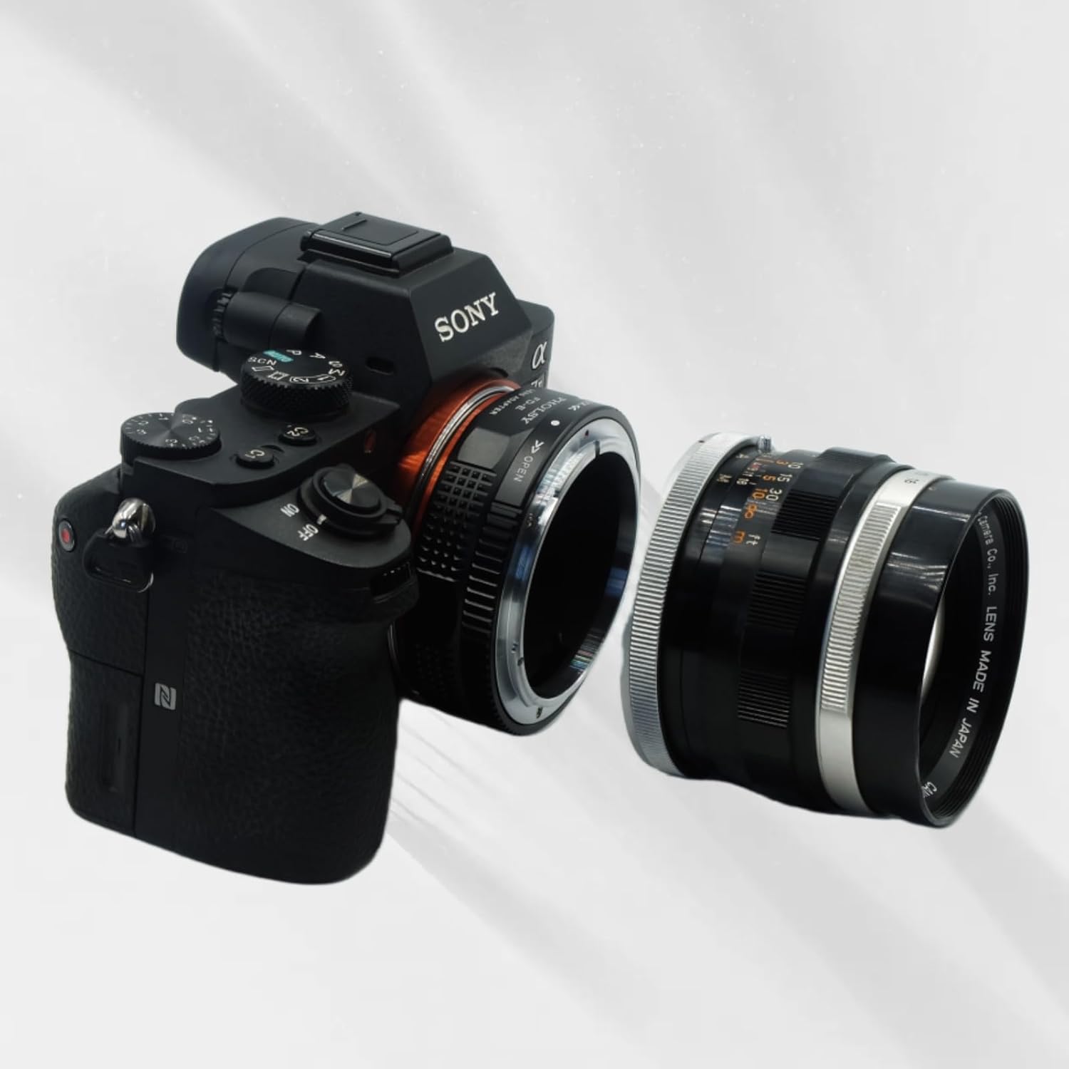 PHOLSY Lens Mount Adapter with Aperture Lever Compatible with Canon FD FL Lens to E Mount Camera Compatible with Sony a1 a9ii a7S a7R a7C a7 iv/iii/ii, a7 a6600 a6500 a6400 a6300 a6000 NEX etc.