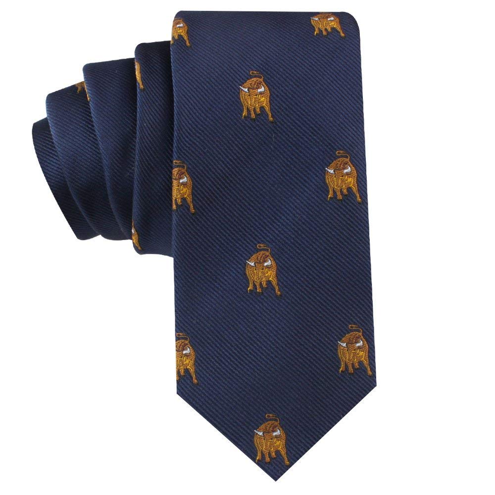 Animal Ties | Woven Skinny Neckties | Groomsmen Wedding Ties | Work Ties for Him