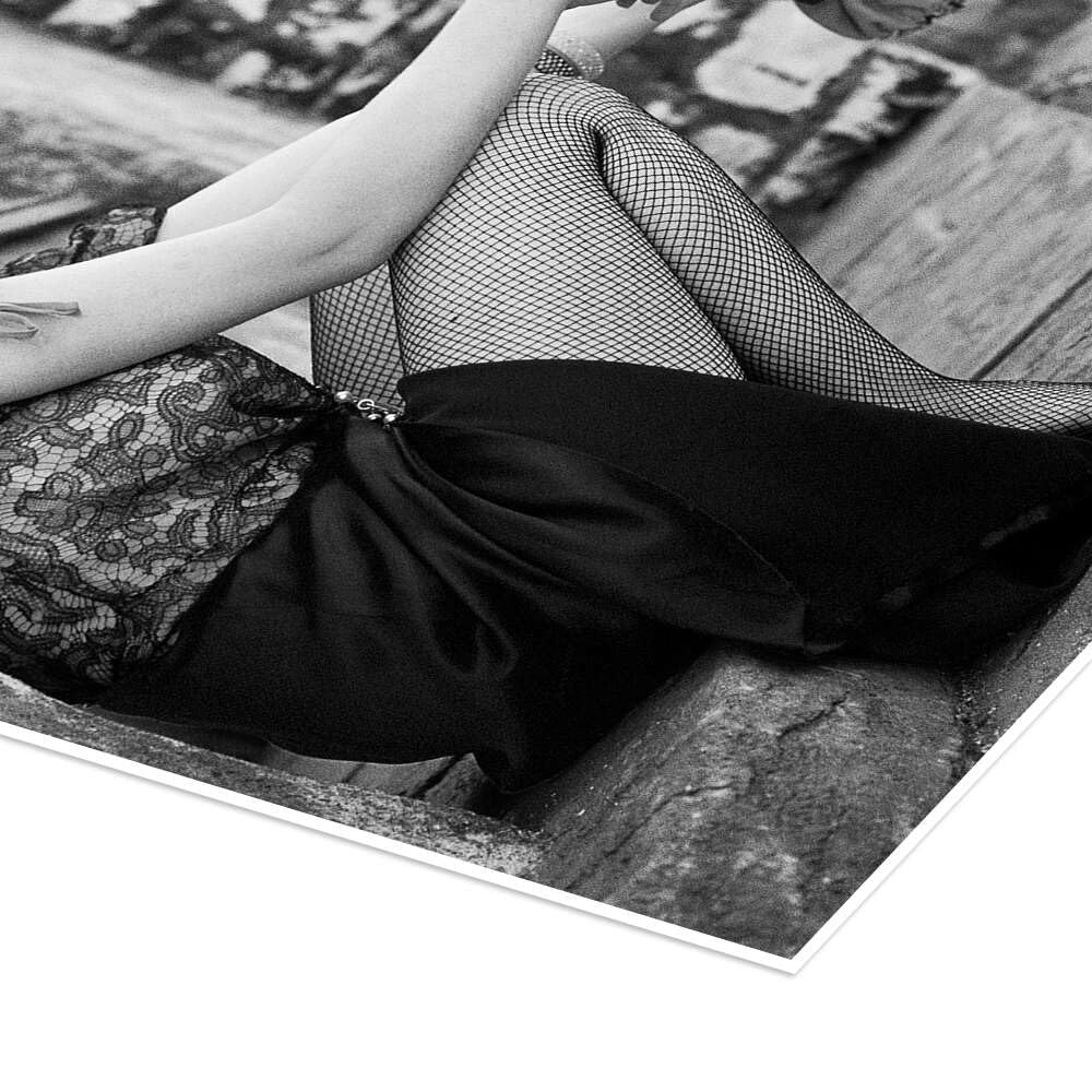 Posterlounge Marilyn en pause pendant un tournage Poster